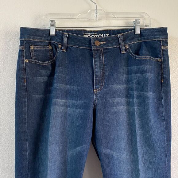 NY&C Jeans Curvy Low Rise Bootcut Women's Size 16 Tall - Picture 5 of 12